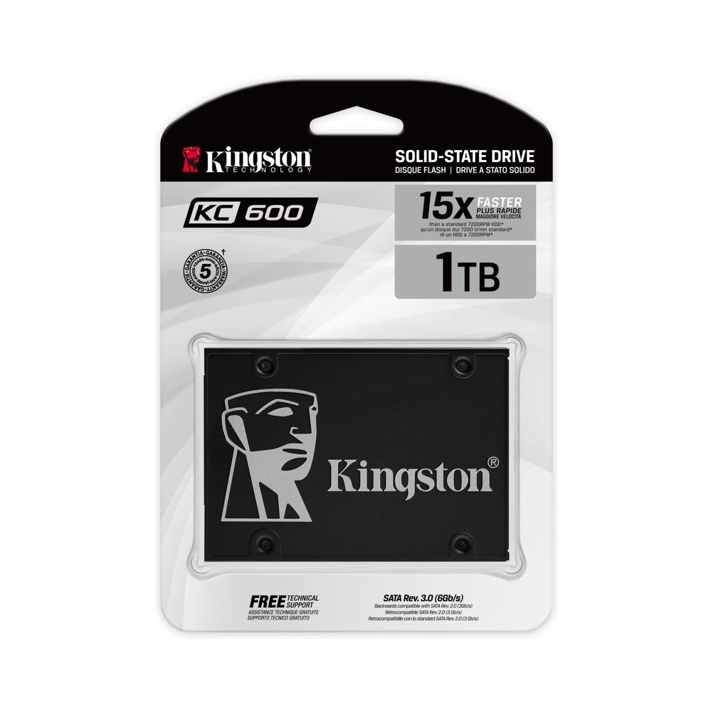 Kingston 1024GB SSD KC600 SATA3 2.5inch