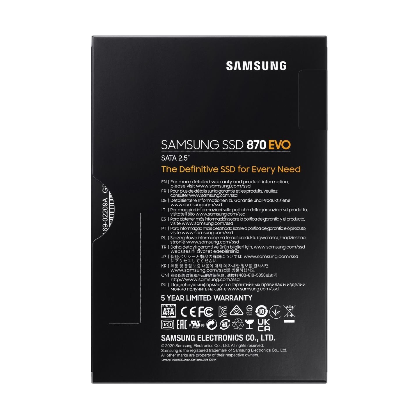 Samsung SSD 870 EVO 1TB 2.5inch SATA