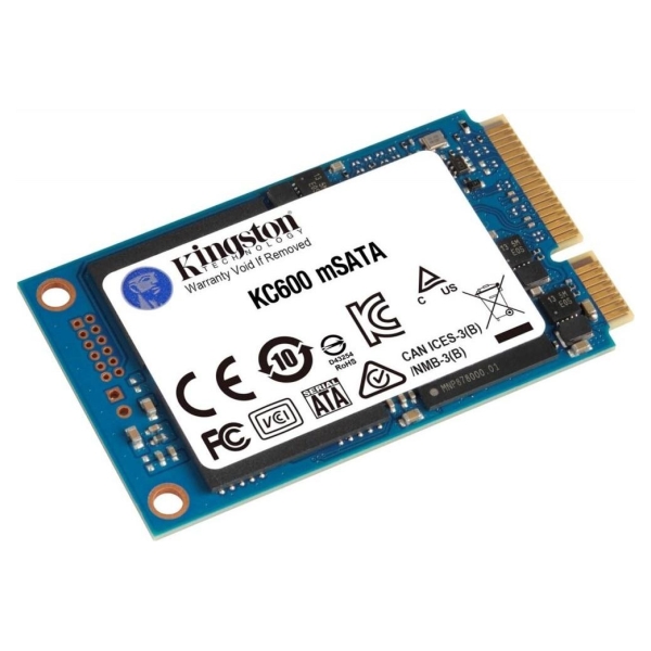 Kingston KC600 512GB SATA3 mSATA SSD