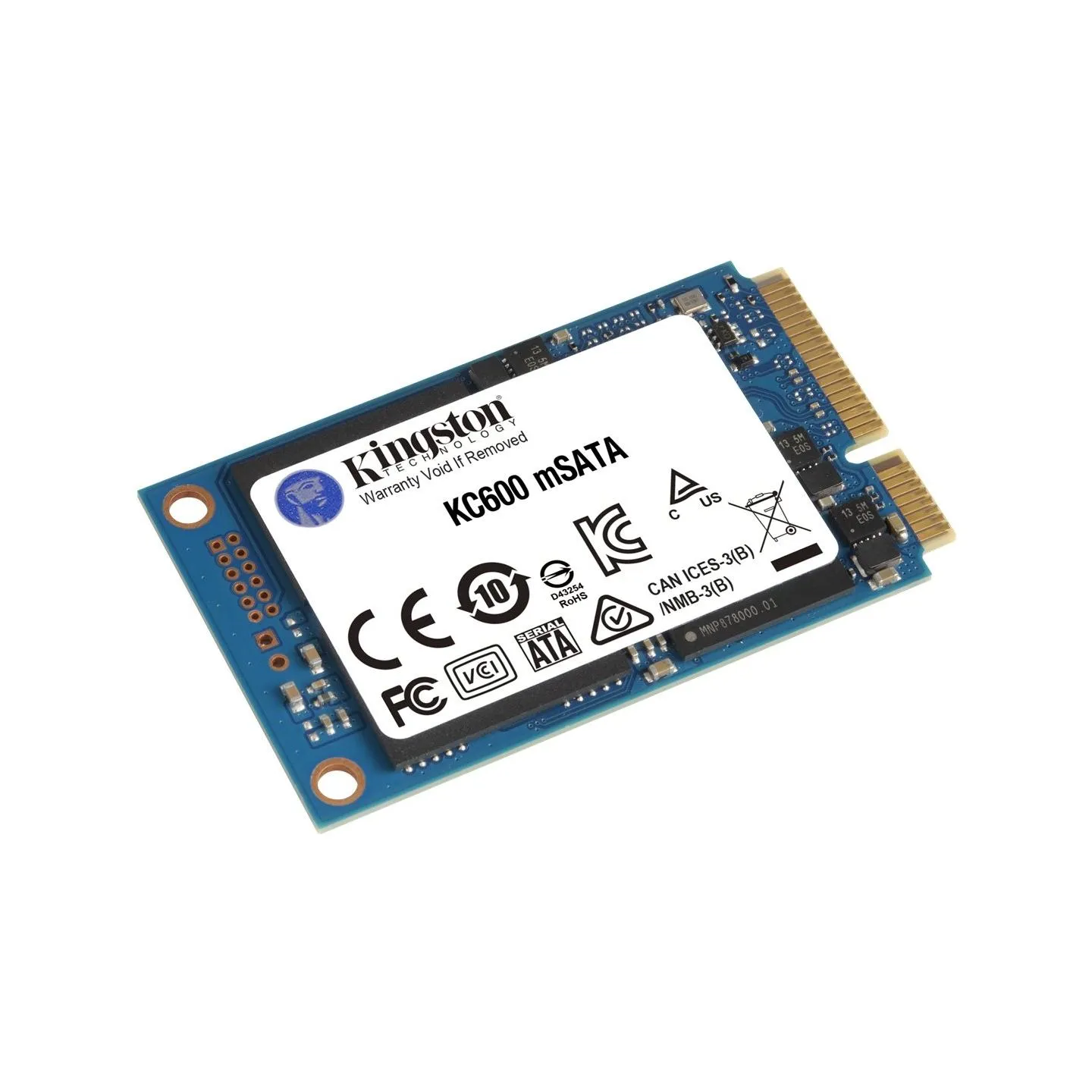 Kingston KC600 512GB SATA3 mSATA SSD