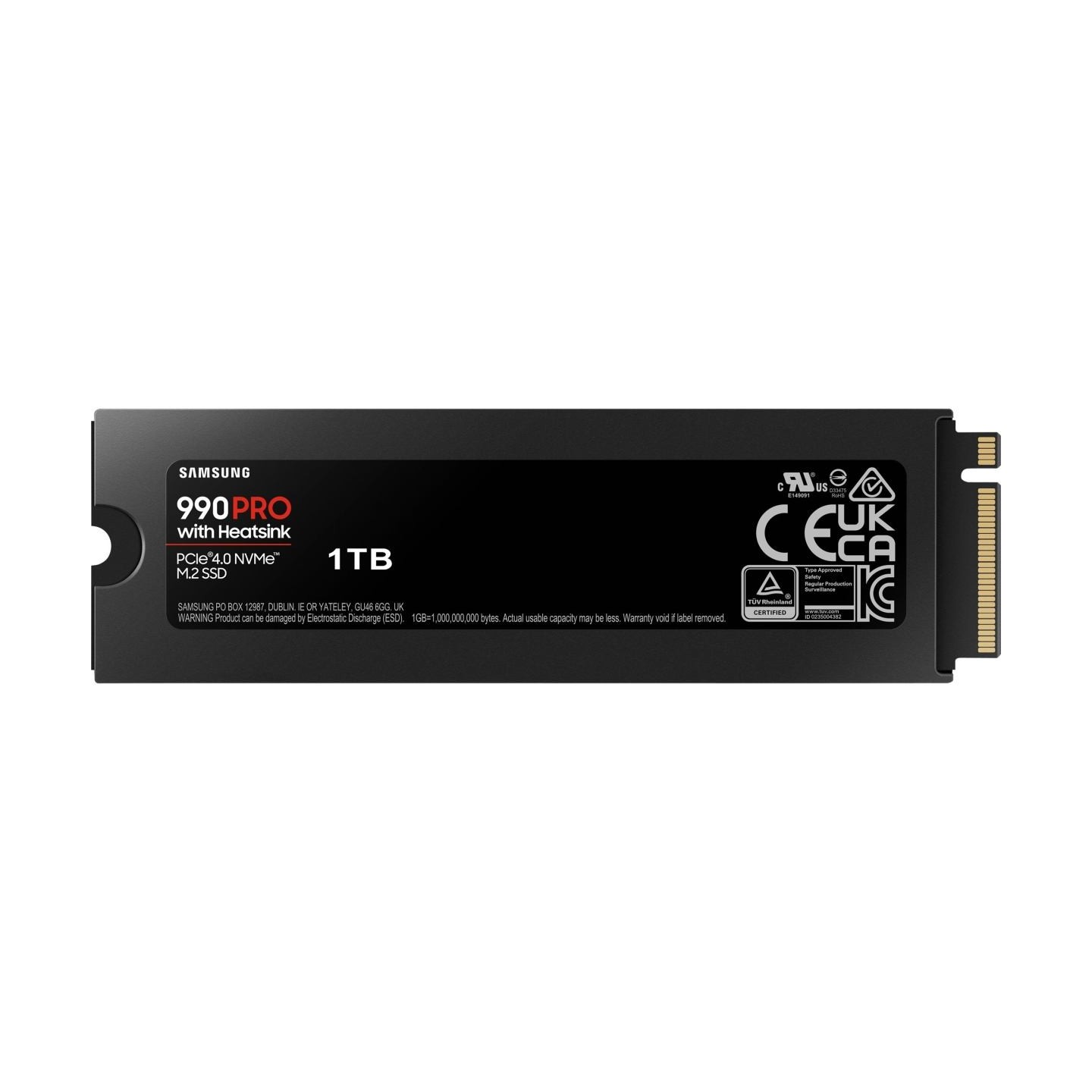 Samsung SSD 990 PRO Heatsink 1TB M2 NVMe