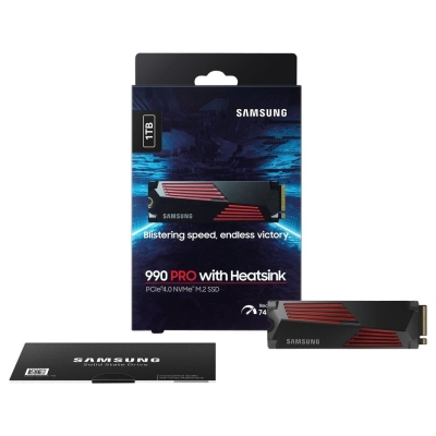 Samsung SSD 990 PRO Heatsink 1TB M2 NVMe