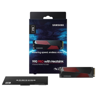 Samsung SSD 990 PRO Heatsink 2TB M2 NVMe