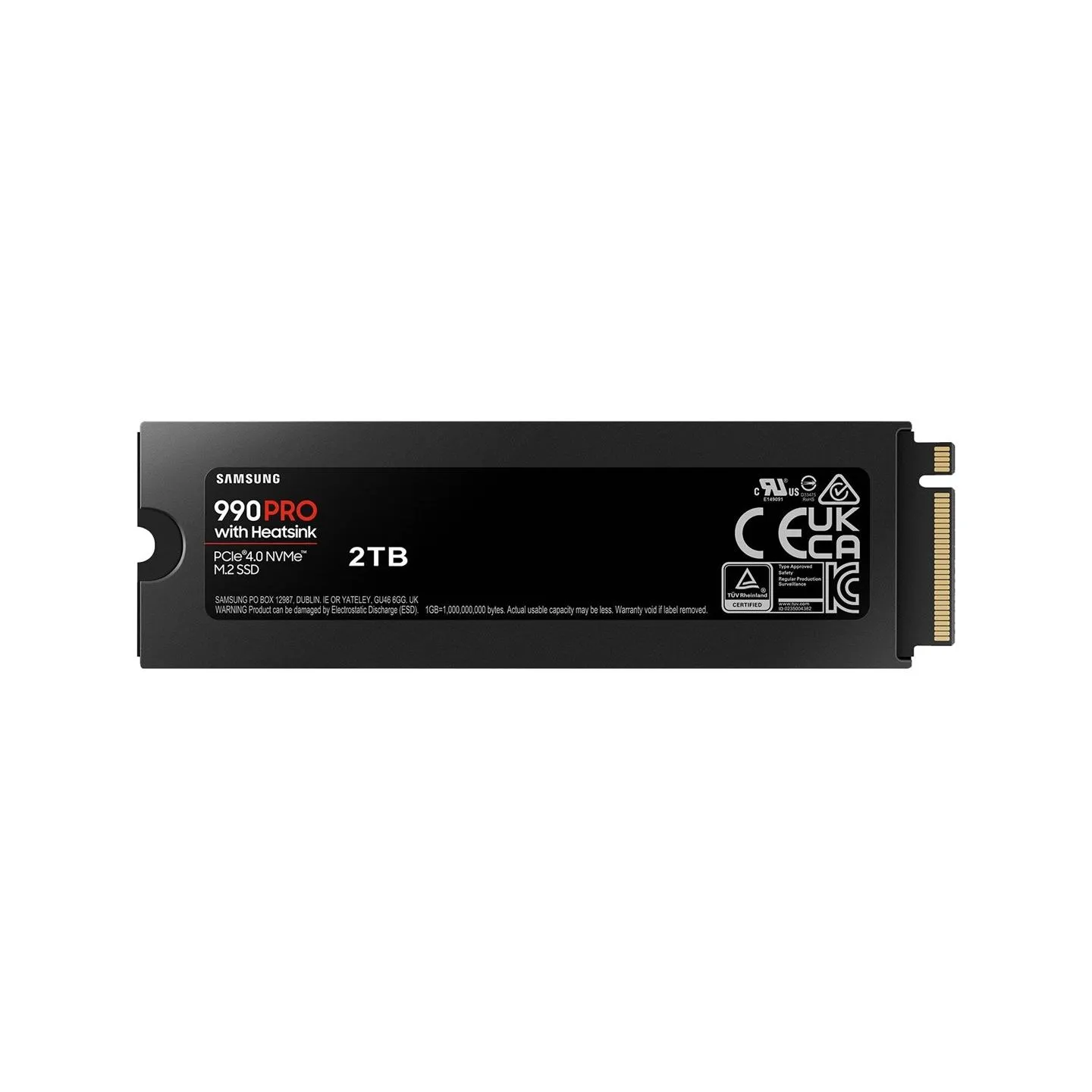 Samsung SSD 990 PRO Heatsink 2TB M2 NVMe