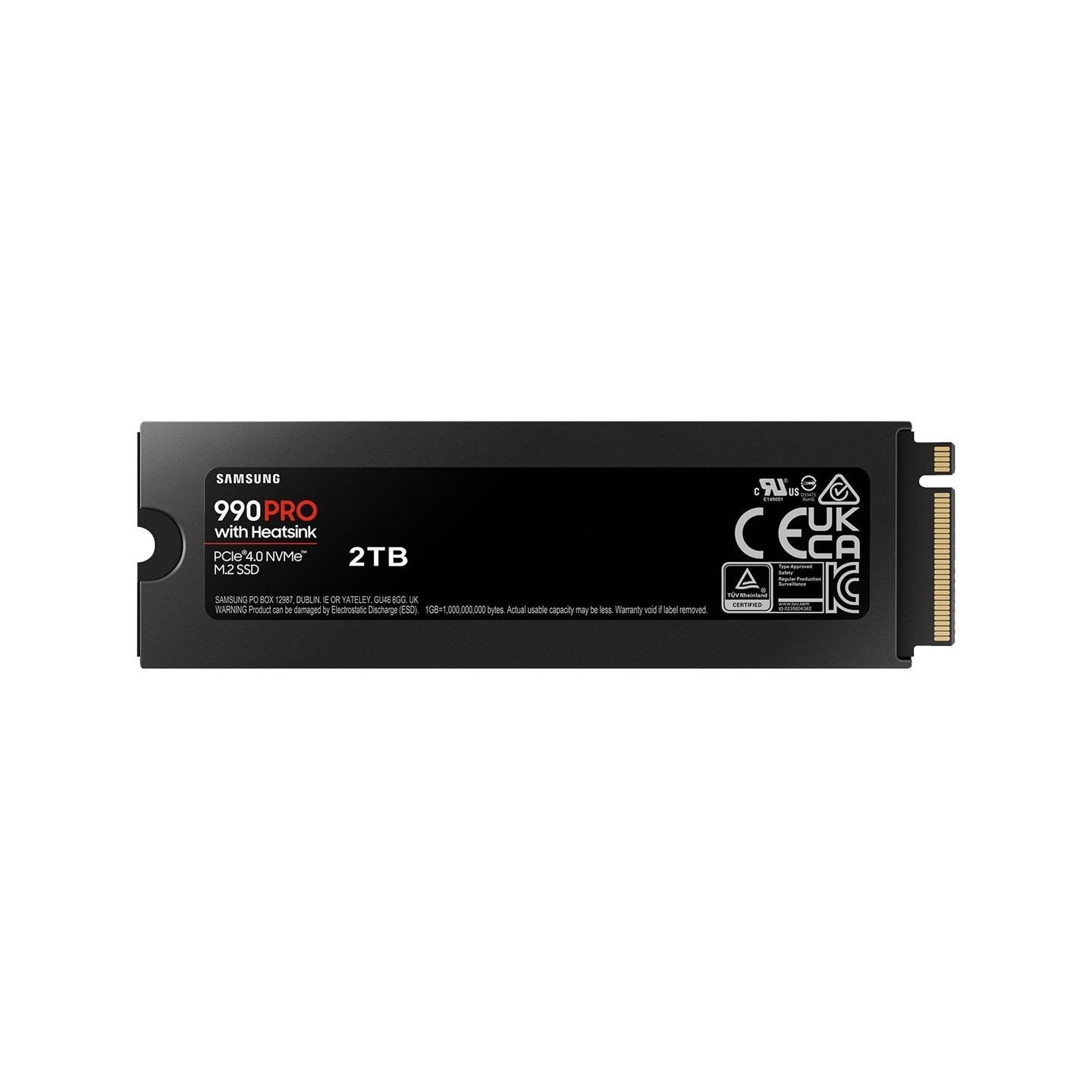 Samsung SSD 990 PRO Heatsink 2TB M2 NVMe