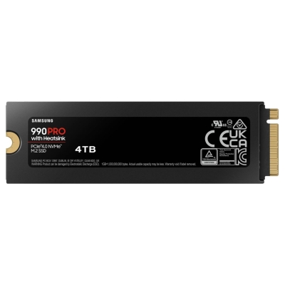 Samsung Retail SSD 990 PRO Heatsink 4TB