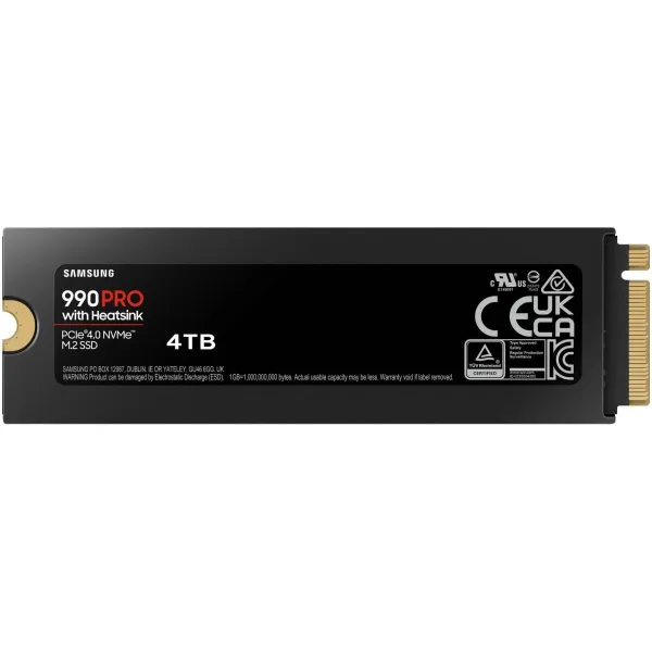 Samsung Retail SSD 990 PRO Heatsink 4TB