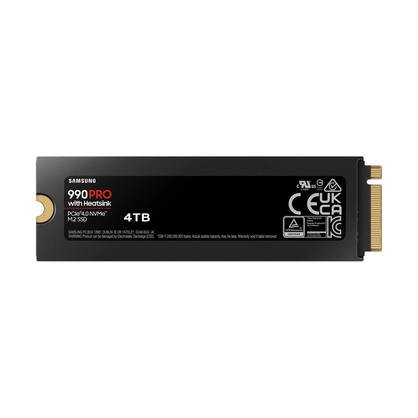 Samsung Retail SSD 990 PRO Heatsink 4TB