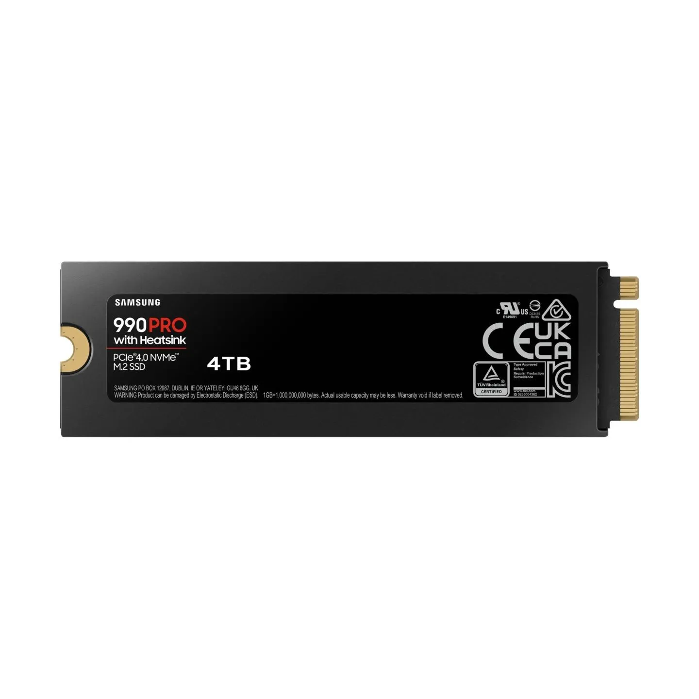 Samsung Retail SSD 990 PRO Heatsink 4TB