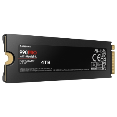 Samsung Retail SSD 990 PRO Heatsink 4TB