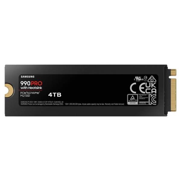 Samsung SSD 990 PRO Heatsink 4TB M2 NVMe