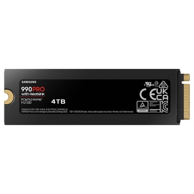 Samsung SSD 990 PRO Heatsink 4TB M2 NVMe