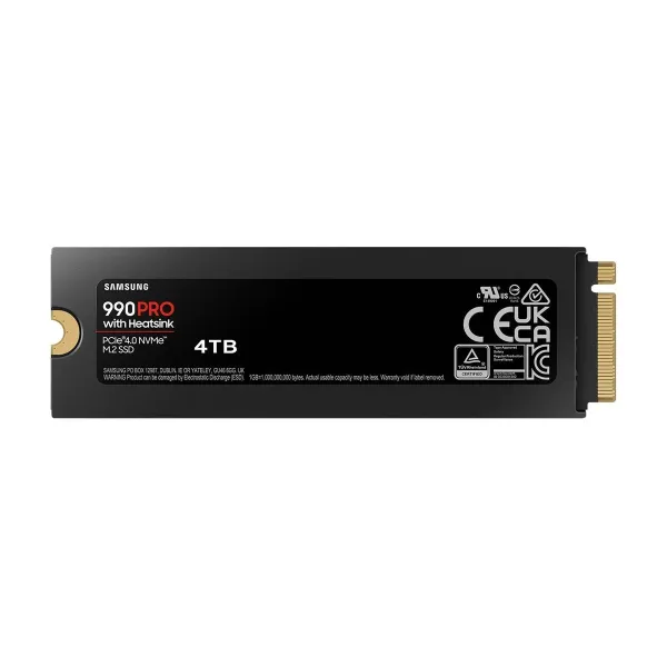 Samsung SSD 990 PRO Heatsink 4TB M2 NVMe