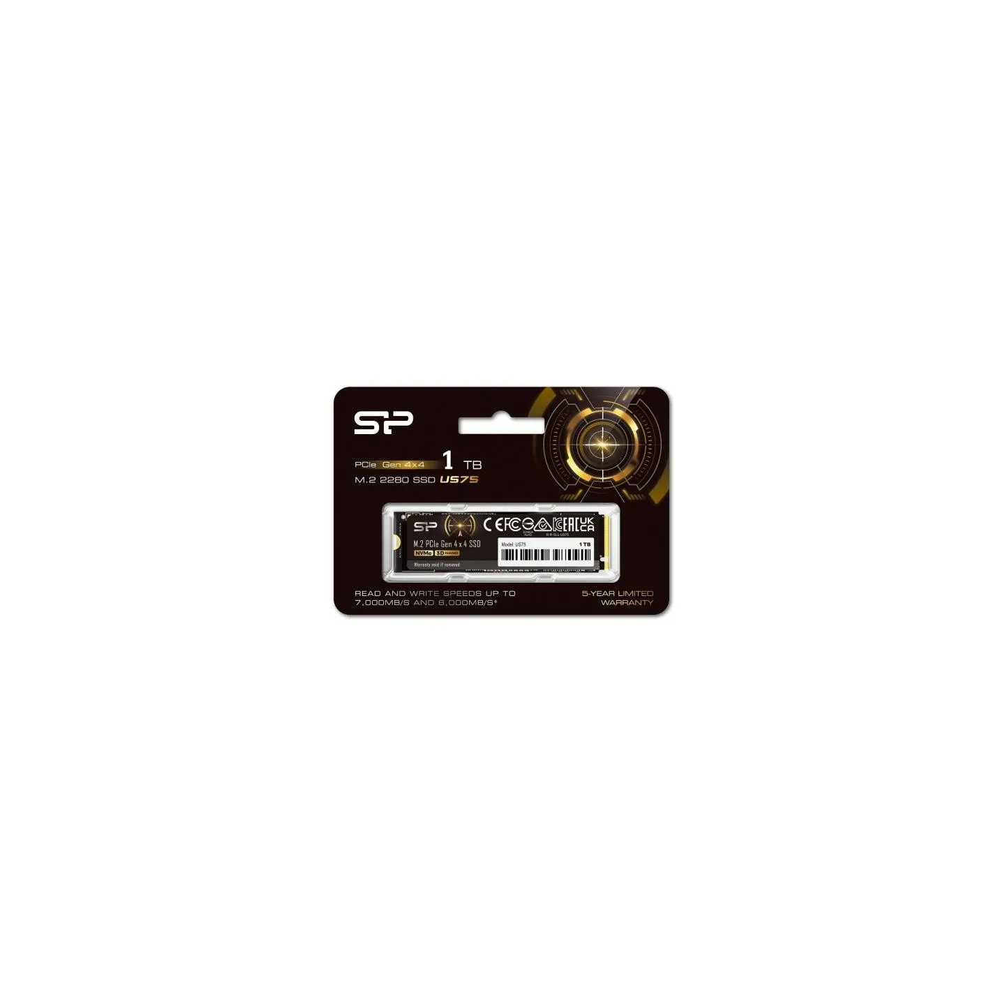 Silicon Power SSD US75 1TB M.2 PCIe NVMe