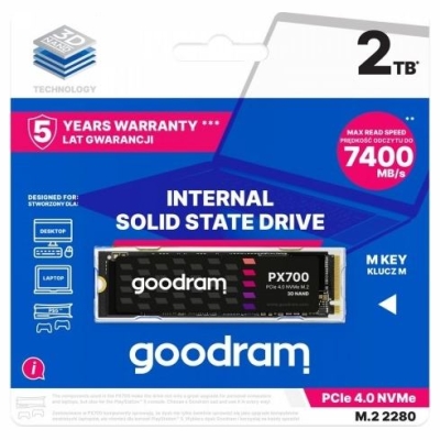 Goodram SSD PX700 M.2 PCIe 4x4 2TB