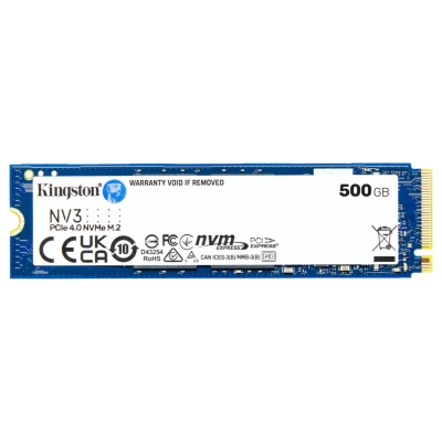 Kingston 500GB NV3 M.2 2280 PCIe 4.0 SSD