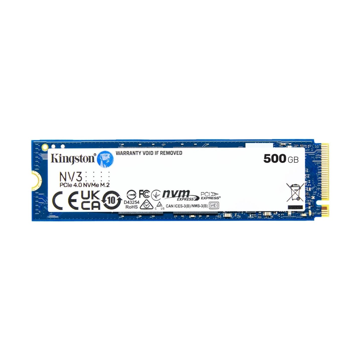 Kingston 500GB NV3 M.2 2280 PCIe 4.0 SSD
