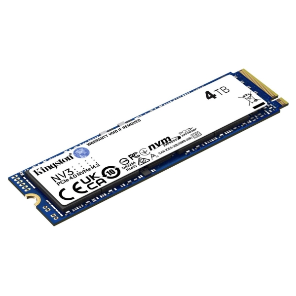 Kingston NV3 4TB M.2 2280 PCI-e 4.0 NVMe 6000/5000 SSD
