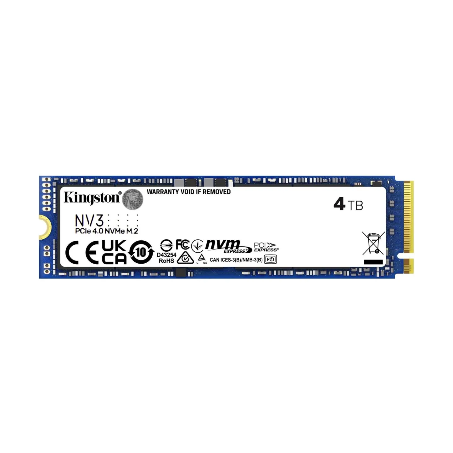 Kingston 4TB NV3 M.2 2280 NVMe SSD