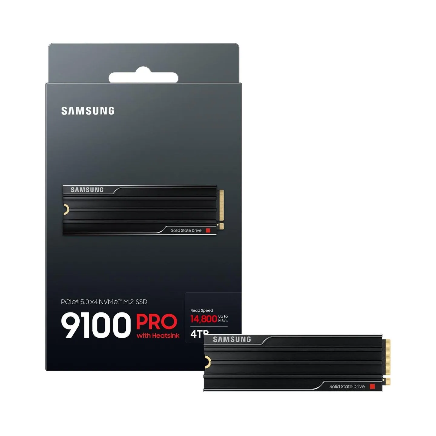 Samsung 9100 PRO SSD Heatsink 4TB M.2