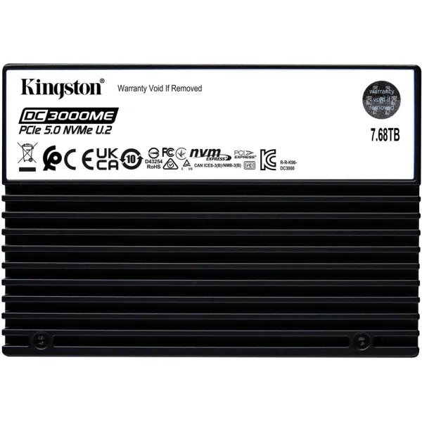Kingston 7.68TB DC3000ME U.2 PCIe SSD