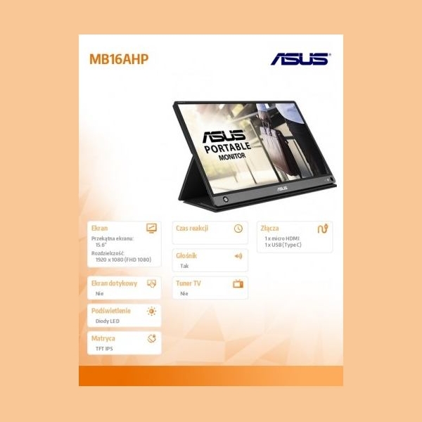 Asus MB16AHP 15.6inch Portable monitor