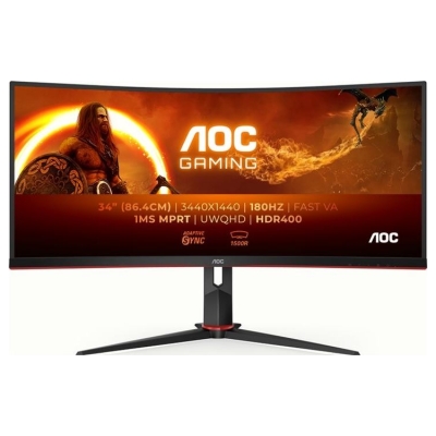 AOC CU34G2XP/BK 34inch 3440x1440 VA