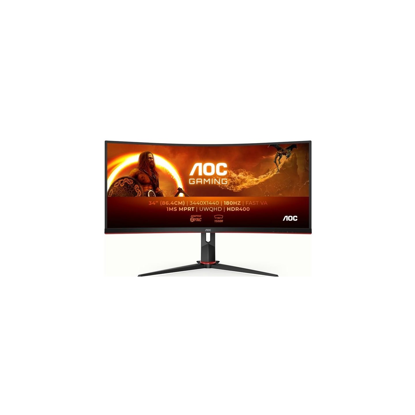 AOC CU34G2XP/BK 34inch 3440x1440 VA