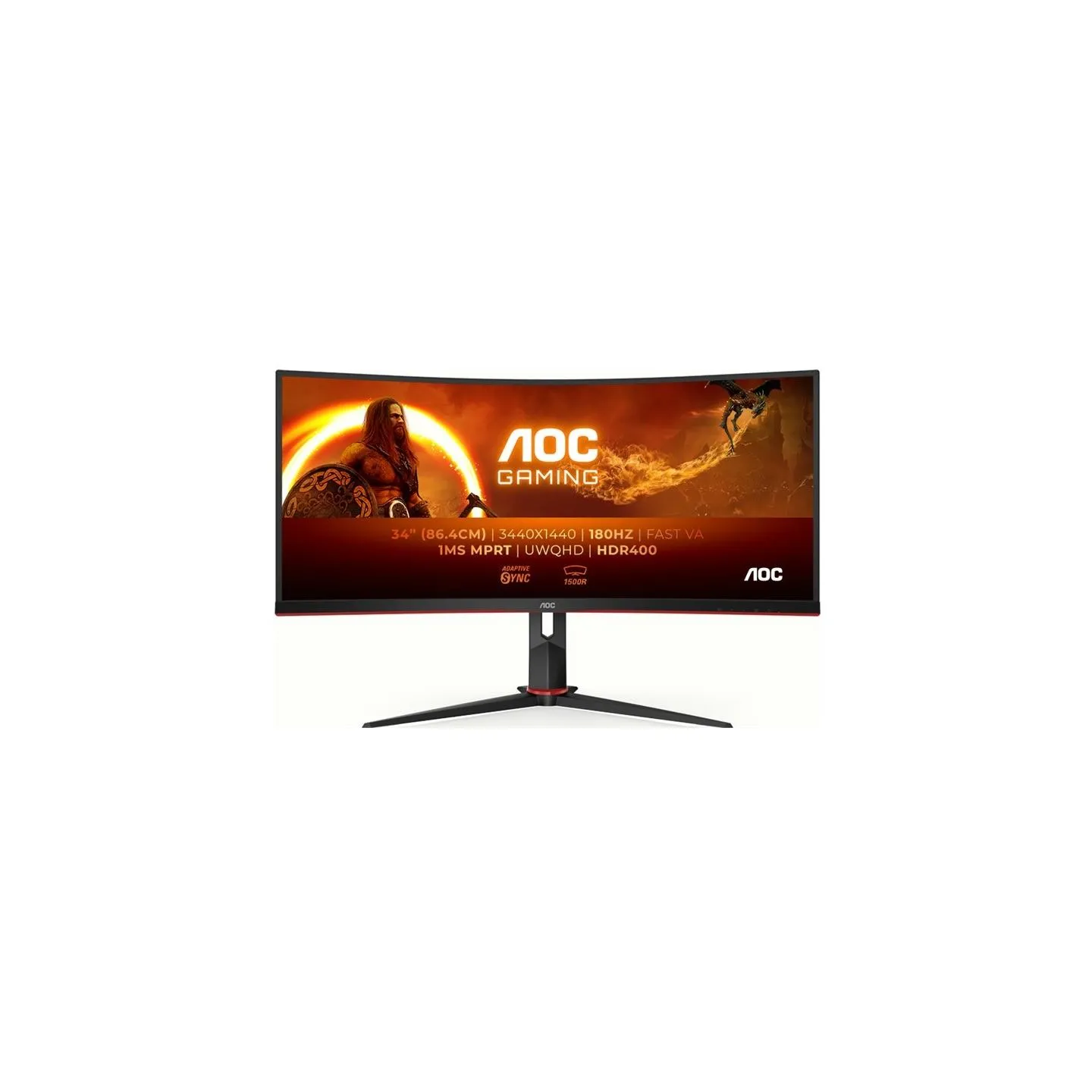 AOC CU34G2XP/BK 34inch 3440x1440 VA