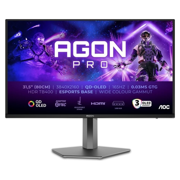 AOC AG326UD 31.5inch QD OLED 165Hz HDR