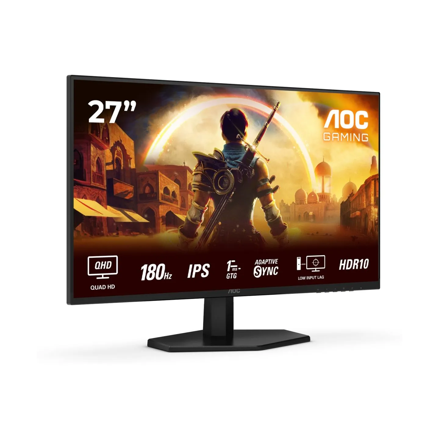 AOC | Q27G42XE | 27 " | IPS | QHD | 16:9 | 180 Hz | 1 ms | 2560 x 1440 pixels | 300 cd/m² | HDMI ports quantity 2 | Black