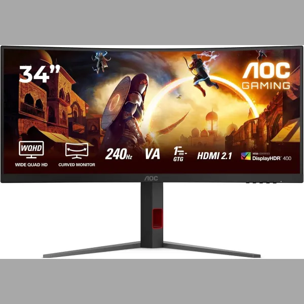 AOC CU34G4 34inch Curved Fast VA UWQHD