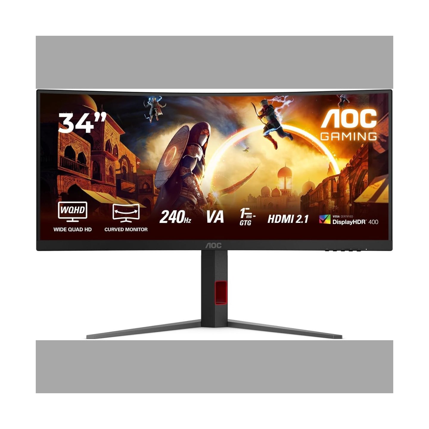 AOC CU34G4 34inch Curved Fast VA UWQHD