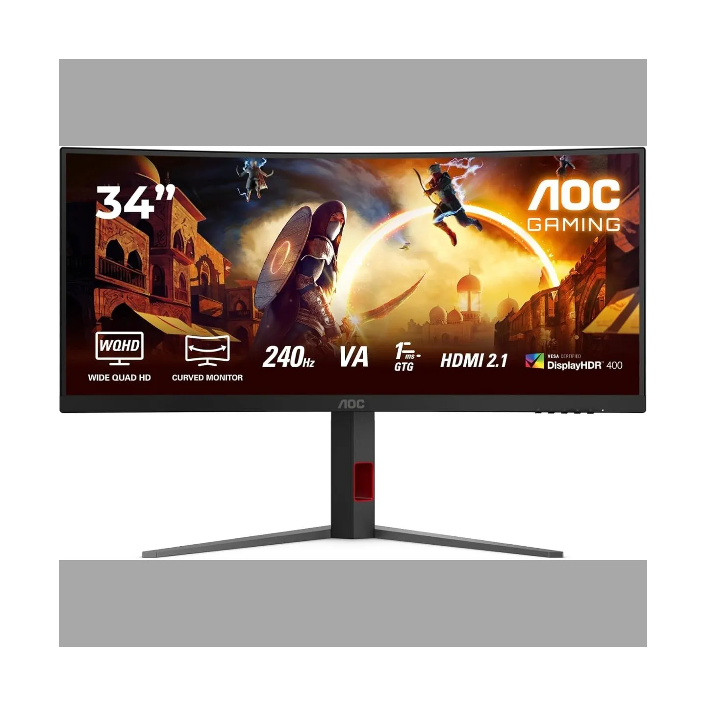 AOC CU34G4 34inch Curved Fast VA UWQHD
