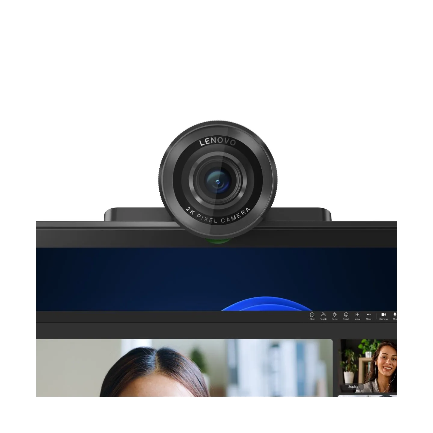 Lenovo QHD Webcam 2K HDR AI