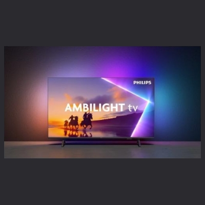 Philips 4K Ambilight TV | 55PUS8510/12 | Philips 55 | Smart TV | TITAN OS | 4K UHD | Black