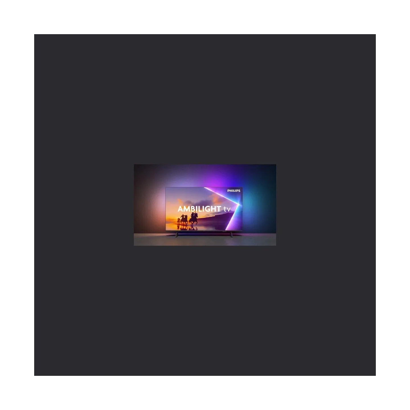 Philips 4K Ambilight TV | 55PUS8510/12 | Philips 55 | Smart TV | TITAN OS | 4K UHD | Black
