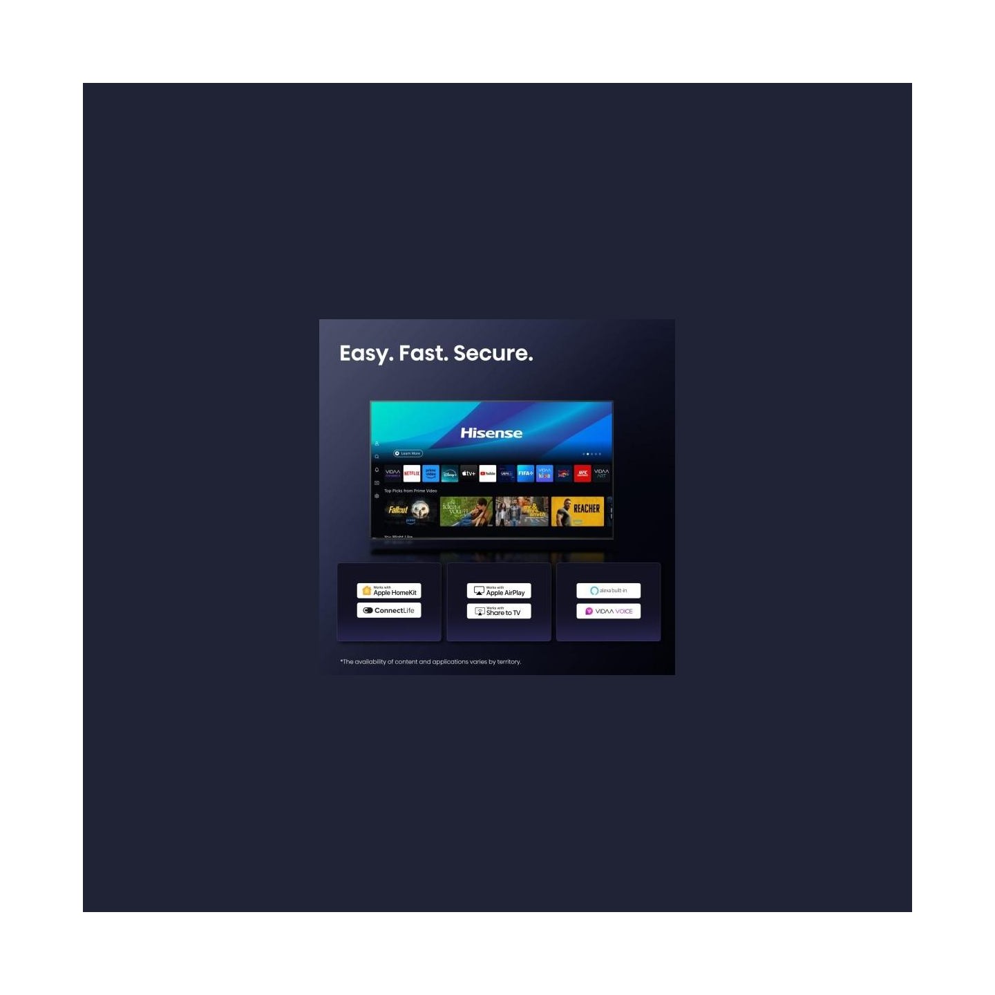 Hisense TV QLED 65 inches 65E7Q