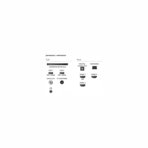 Philips TV LED 32-inches 32PFS6000/12