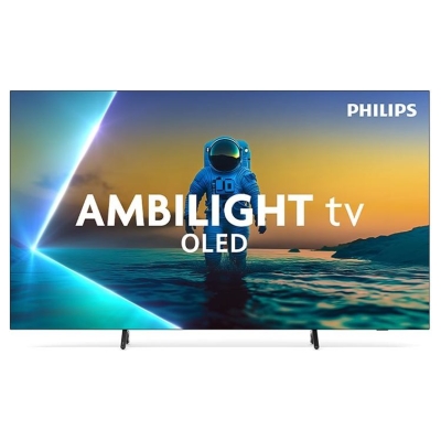 Philips OLED 4K Ambilight TV | 77OLED820/12 | 77 | Smart TV | Google TV | UHD | Grey