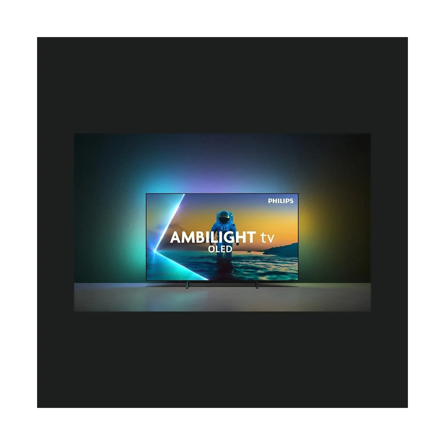 Philips OLED 4K Ambilight TV | 77OLED820/12 | 77 | Smart TV | Google TV | UHD | Grey