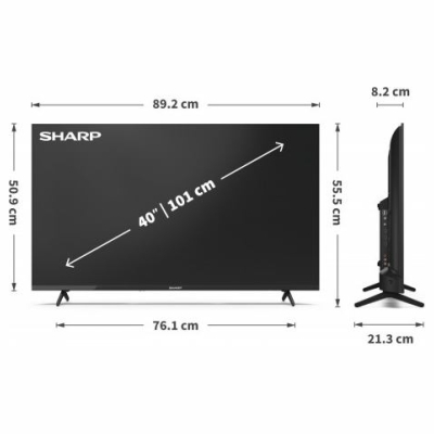 Sharp TV LED 40 inches 40HA1405E