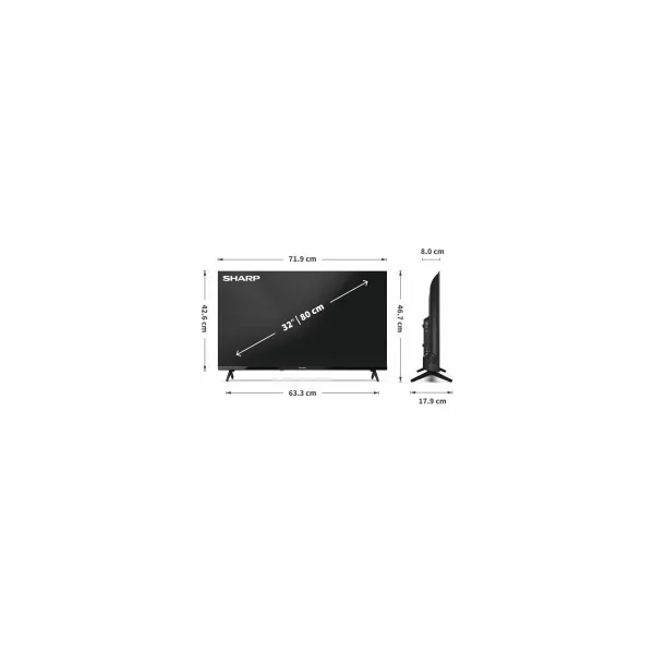 Sharp TV LED 32 inches 32HA1405E