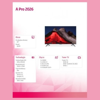 Xiaomi TV A Pro 2026 65