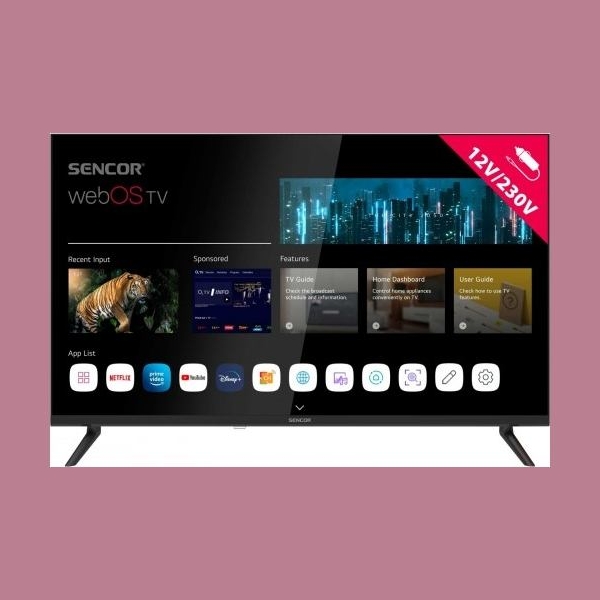 Sencor TV SLE 32 inches 32S830WB Smart webOS 12V BT5.0