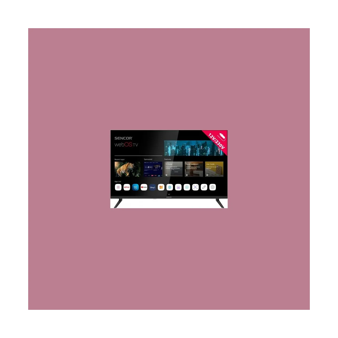 Sencor TV SLE 32 inches 32S830WB Smart webOS 12V BT5.0