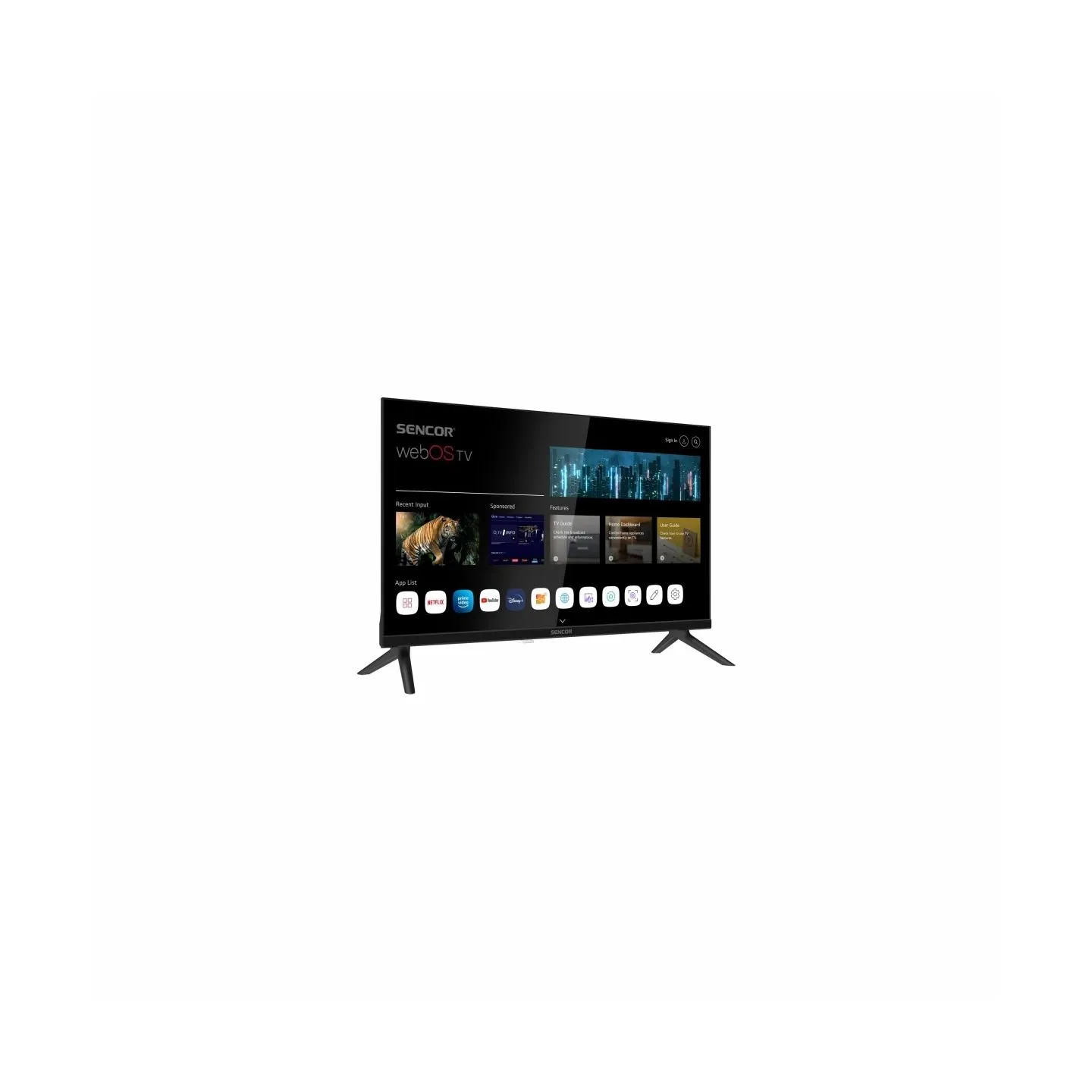 Sencor TV 24 inches SMART webOS LG DVB-T/T2/C/S/S2 BT5