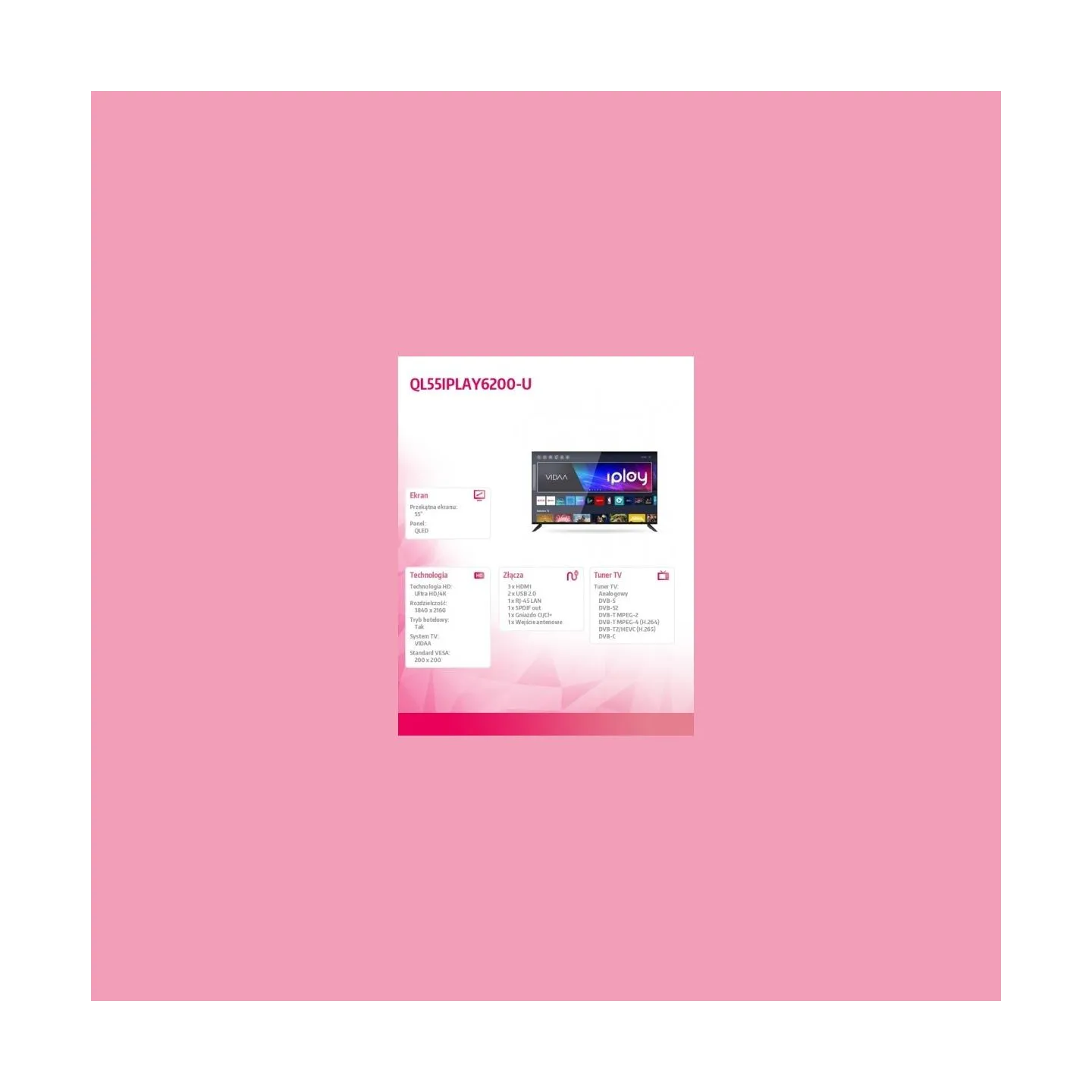 Allview TV QLED 55 inch QL55IPLAY6200-U
