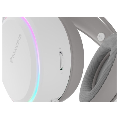 Genesis RGB Gaming Headset | Neon 613 G2 | Wired | Over-ear | Microphone | White