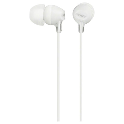 Sony | EX series | MDR-EX15AP | In-ear | White